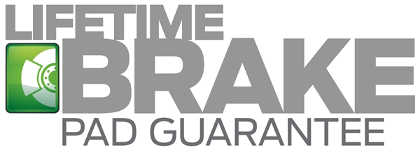 Lifetime Brake Pad Guarantee Logo