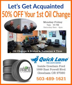 Half Off First Oil Change at Quick Lane