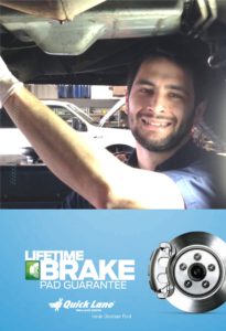 Lifetime Brake Pad Guarantee